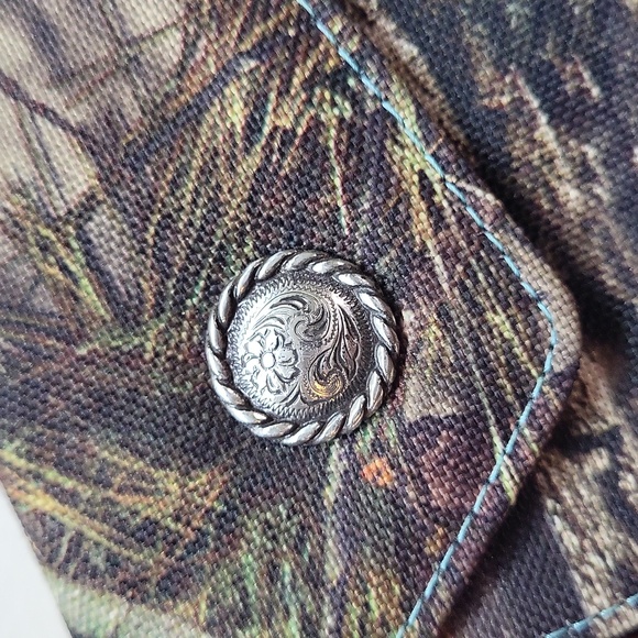 Webers Camo/blue wristlet Wallet - Picture 6 of 6